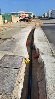 OBRA SUST. TRAMO RED AGUA POTABLE POLÍGONO DE SANT LLUÍS